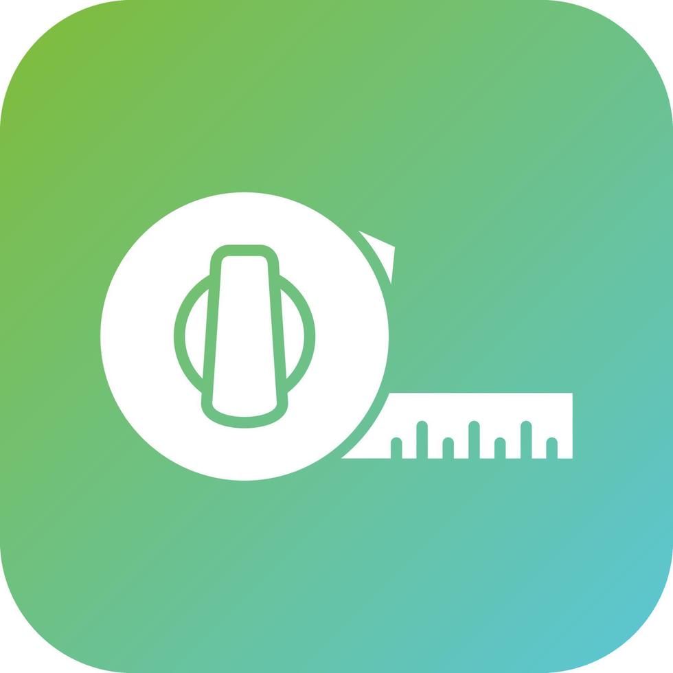 Tape Measure Vector Icon Style