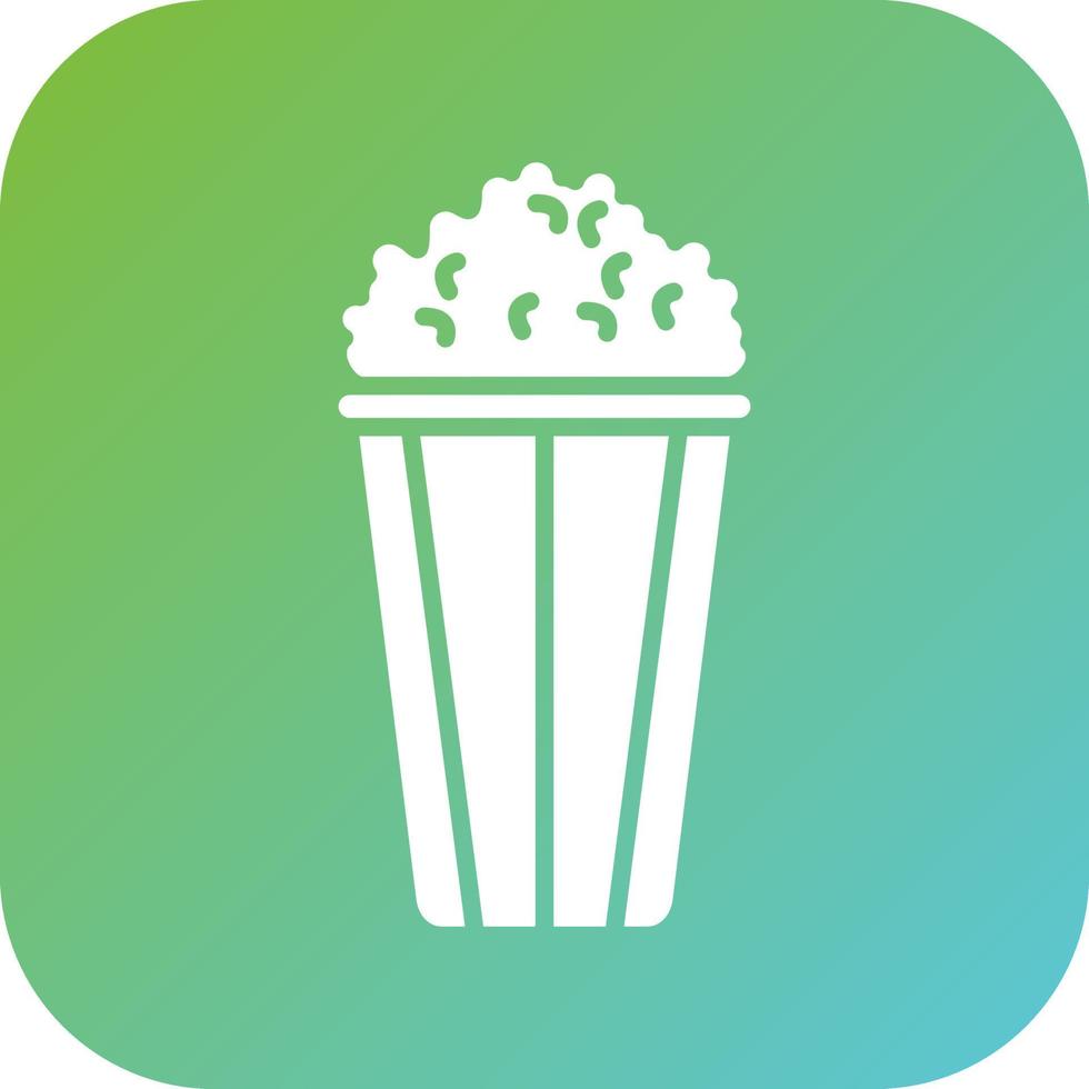 Popcorn Vector Icon Style