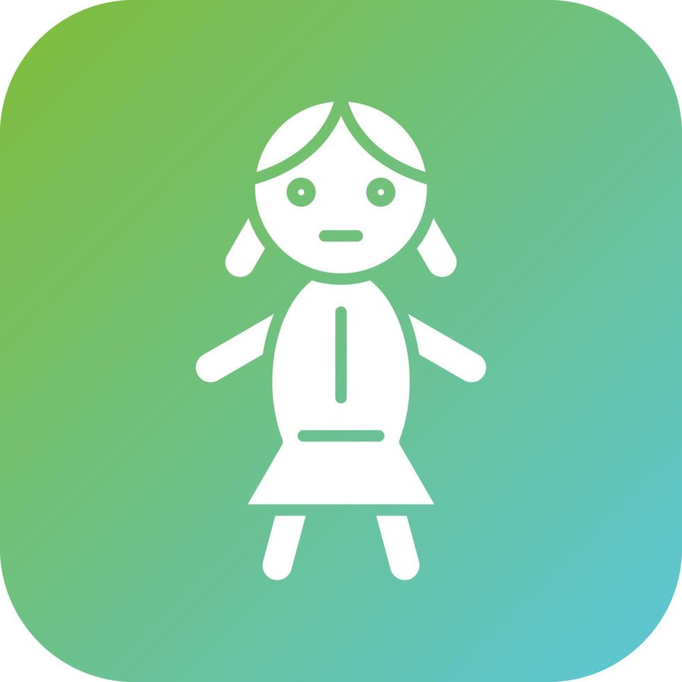 Doll Vector Icon Style