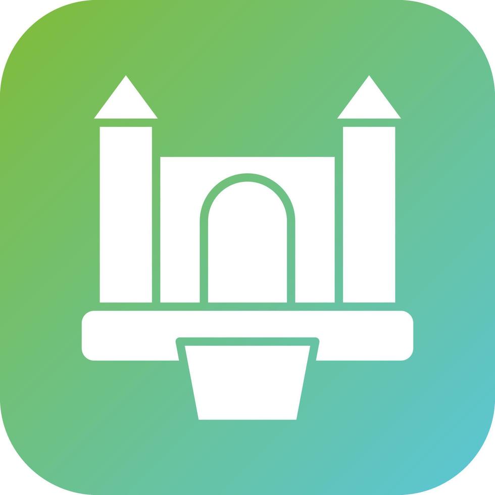 Bouncy Castle Vector Icon Style