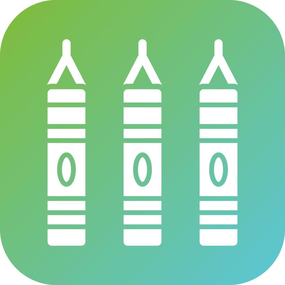 Crayons Vector Icon Style