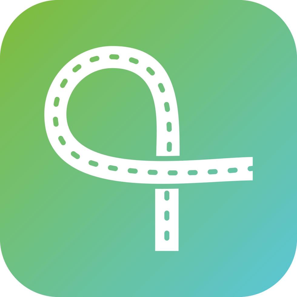 Road Ramps Vector Icon Style