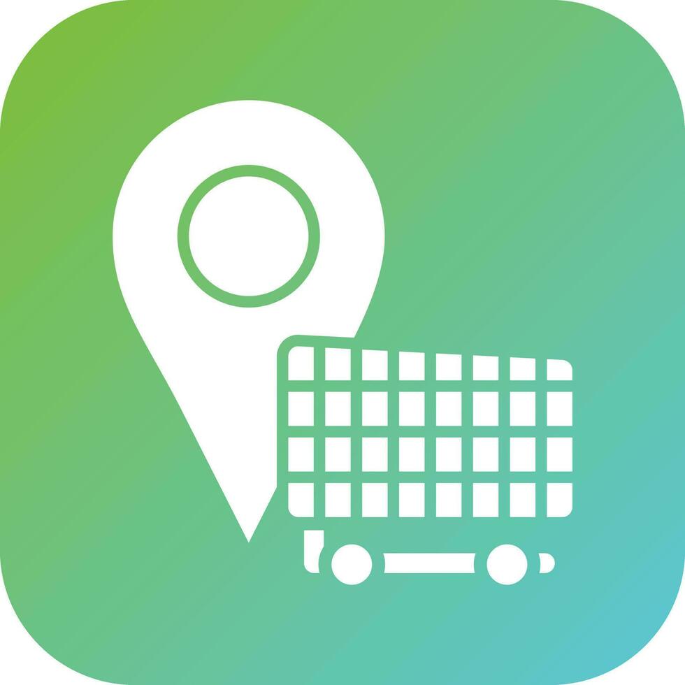 Shopping Destination Vector Icon Style