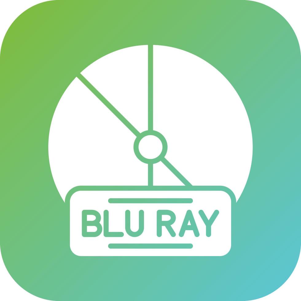 Blu Ray Vector Icon Style