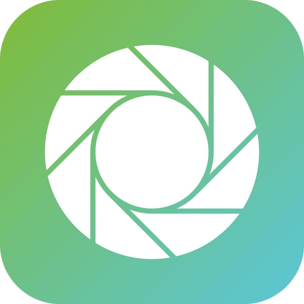 Diaphragm Vector Icon Style