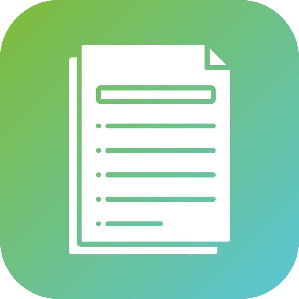 Essay Vector Icon Style