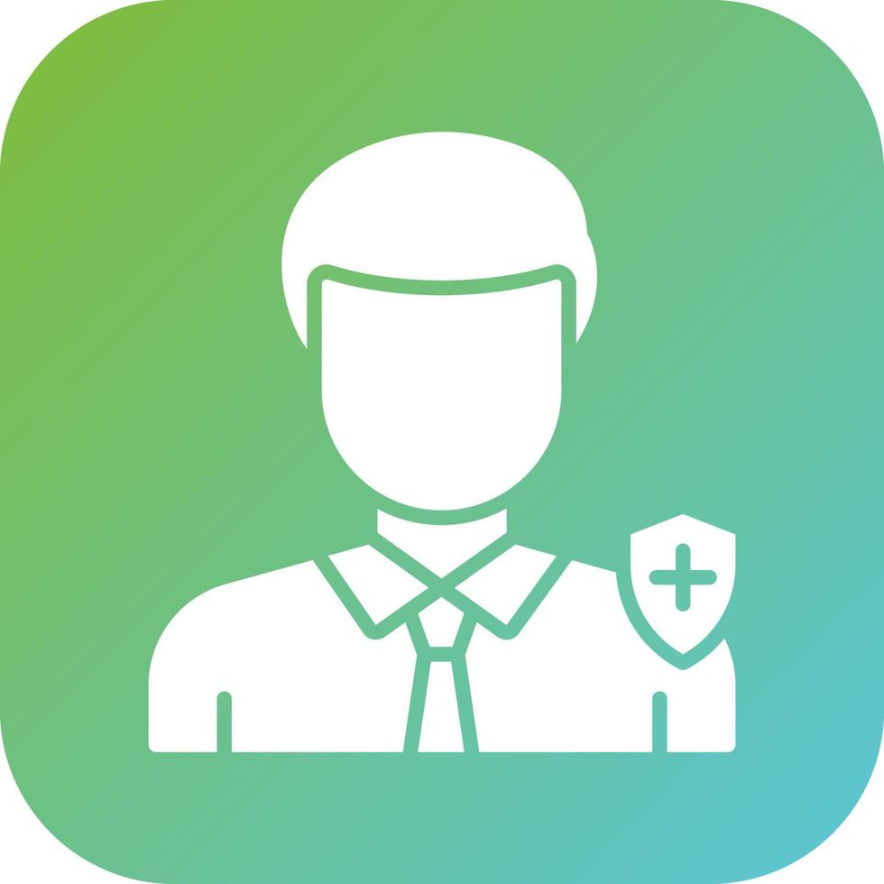Health Inspector Vector Icon Style