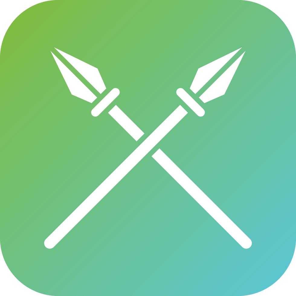 Spear Vector Icon Style