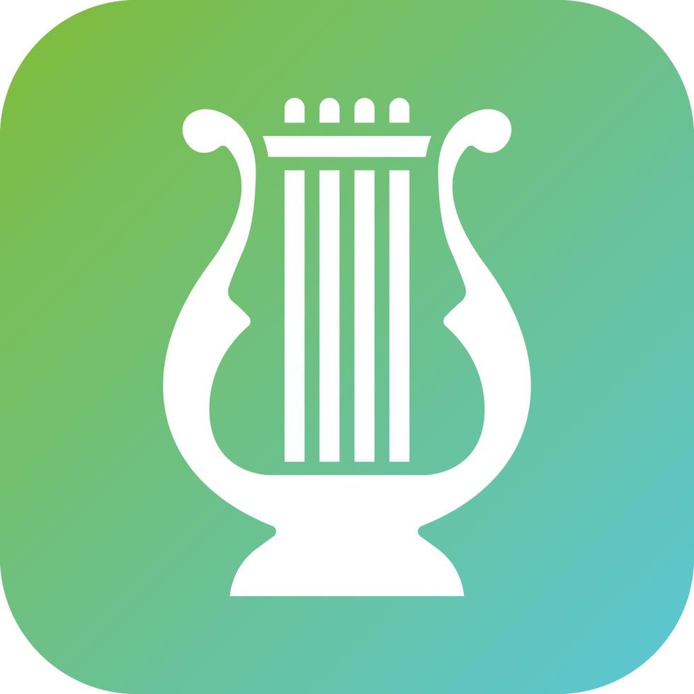 Lyre Vector Icon Style