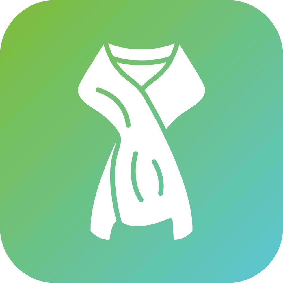 Scarf Vector Icon Style