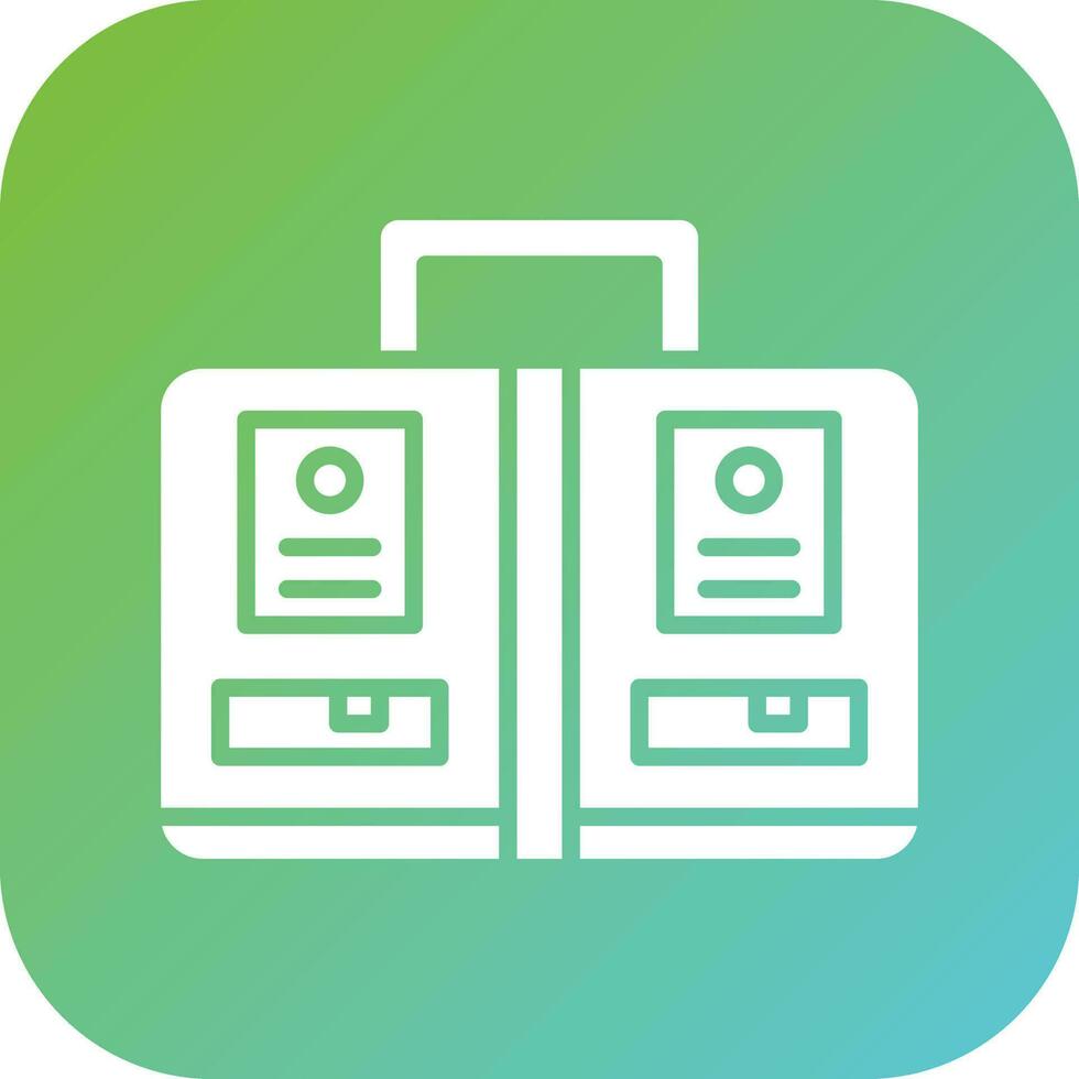 Luggage Vector Icon Style