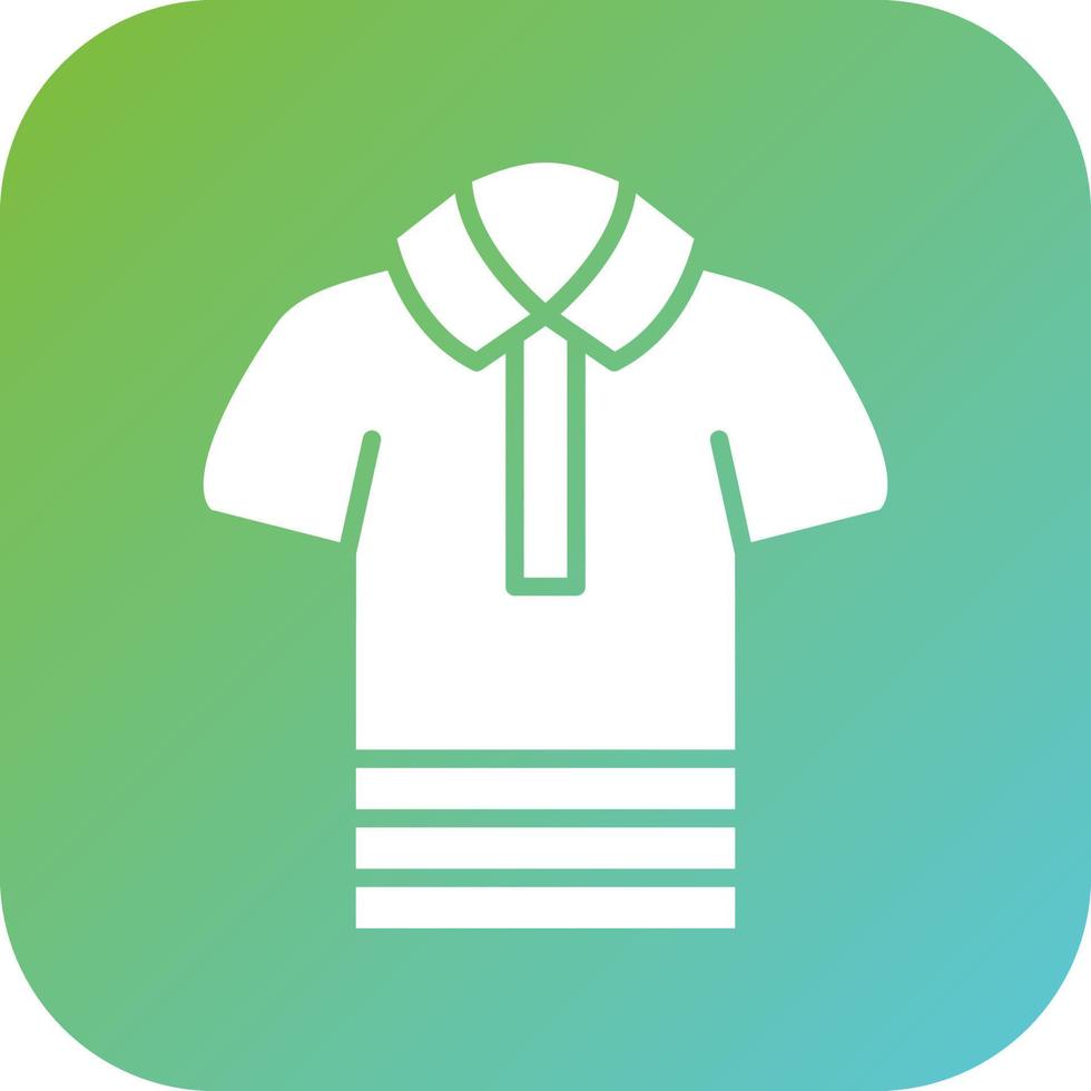 Polo Shirt Vector Icon Style