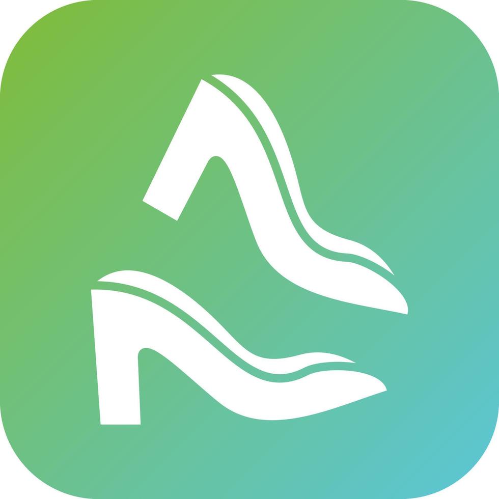 High Heels Vector Icon Style