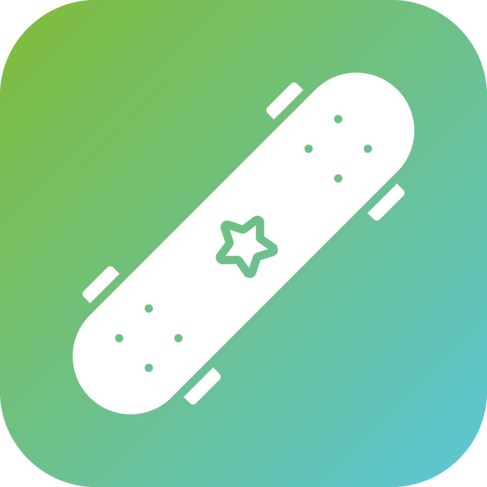 Skateboard Vector Icon Style