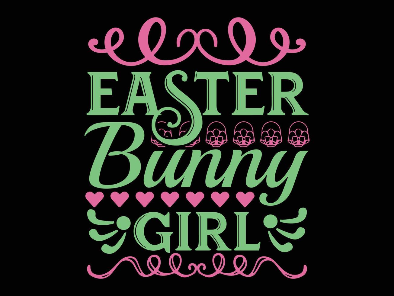 Easter T shirt Design File vector