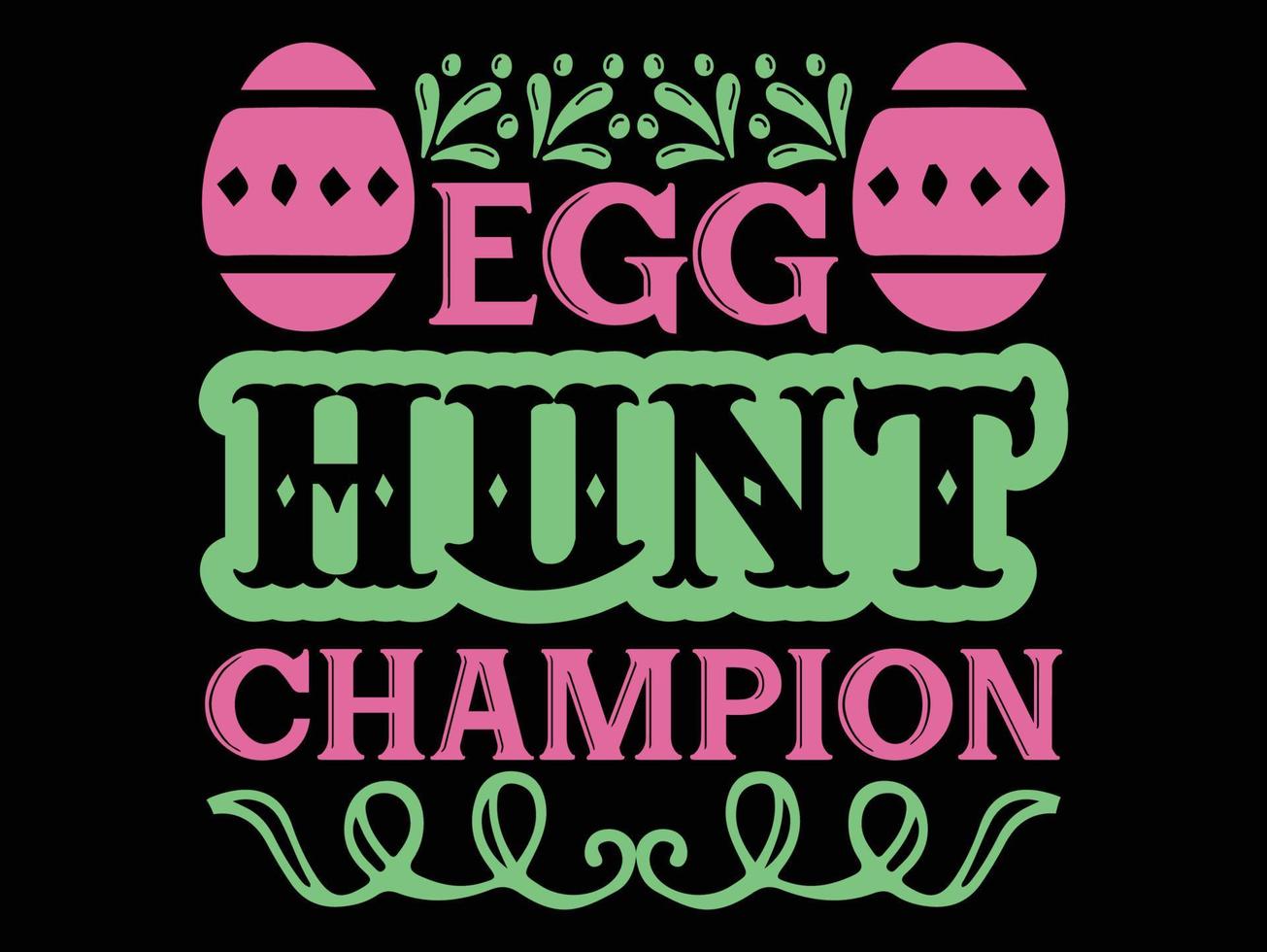 Easter T shirt Design File vector