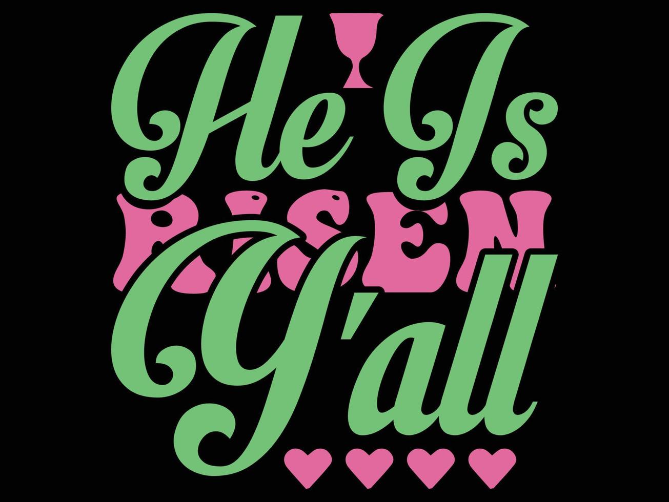 Easter T shirt Design File vector