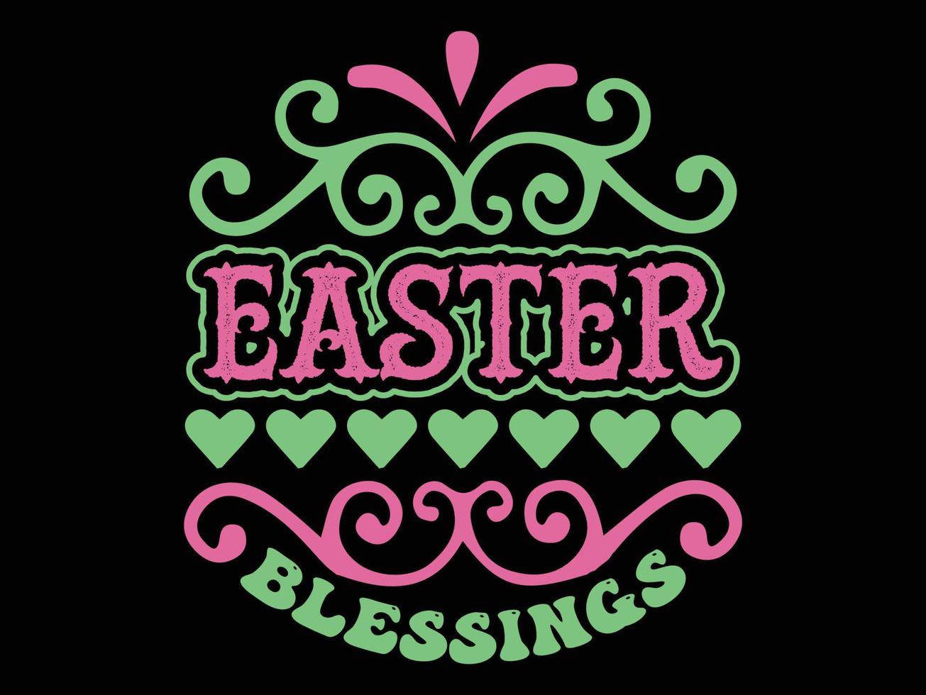 Easter T shirt Design File vector