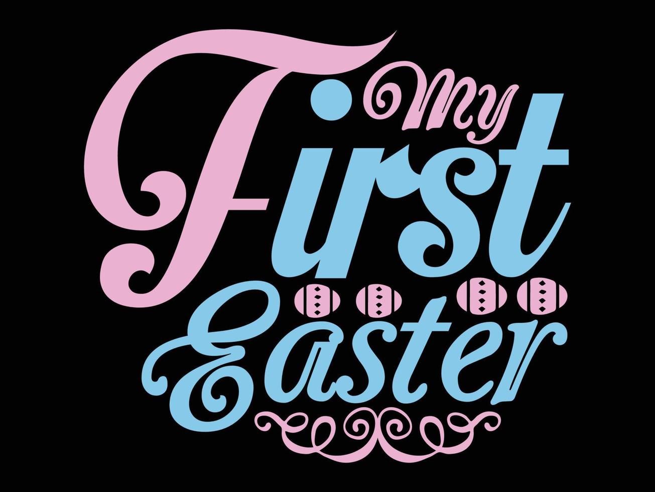 Easter T shirt Design File vector