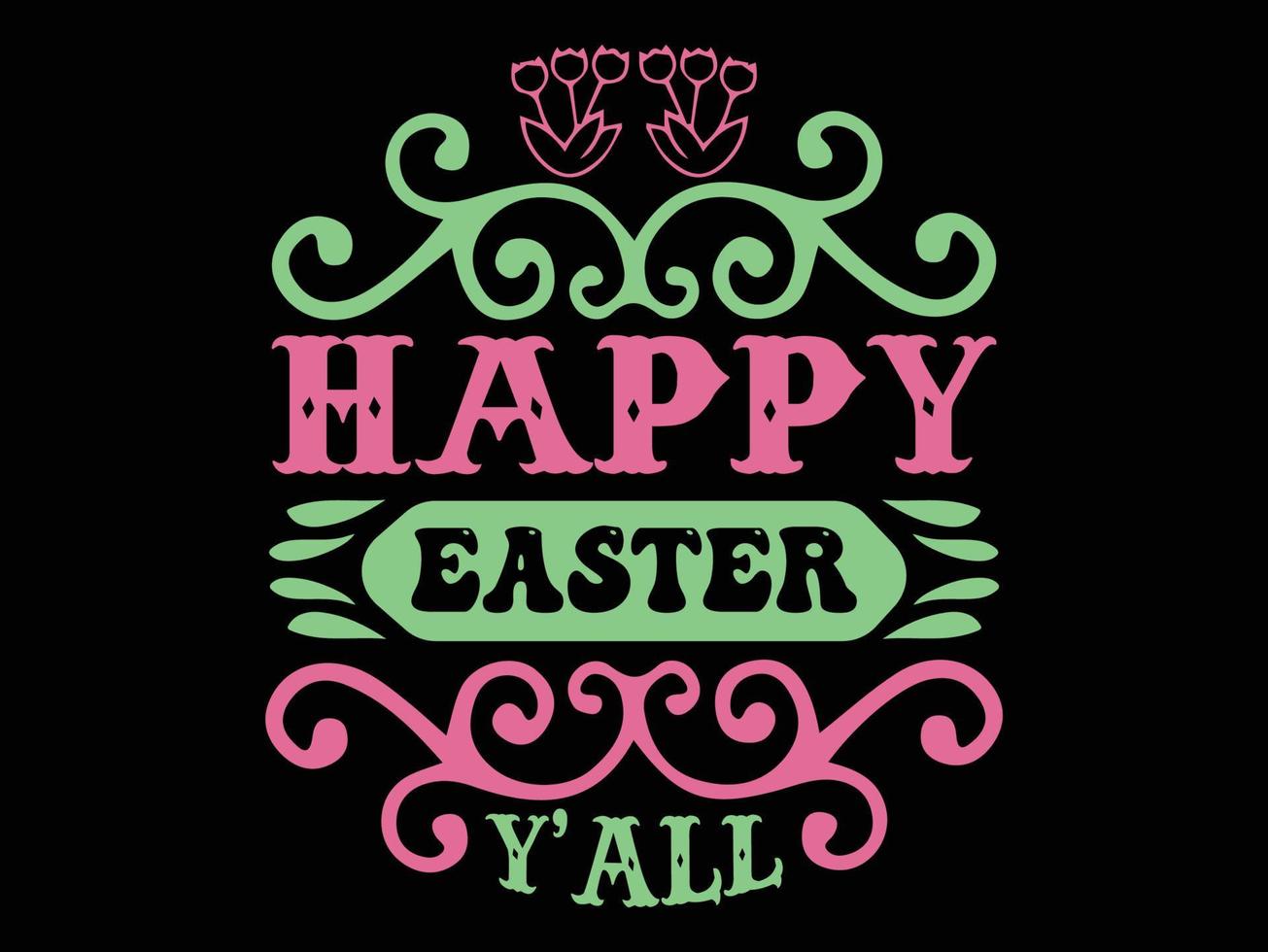 Easter T shirt Design File vector