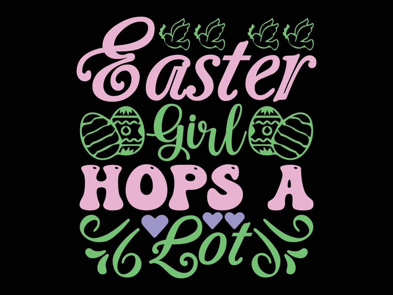 Easter T shirt Design File vector