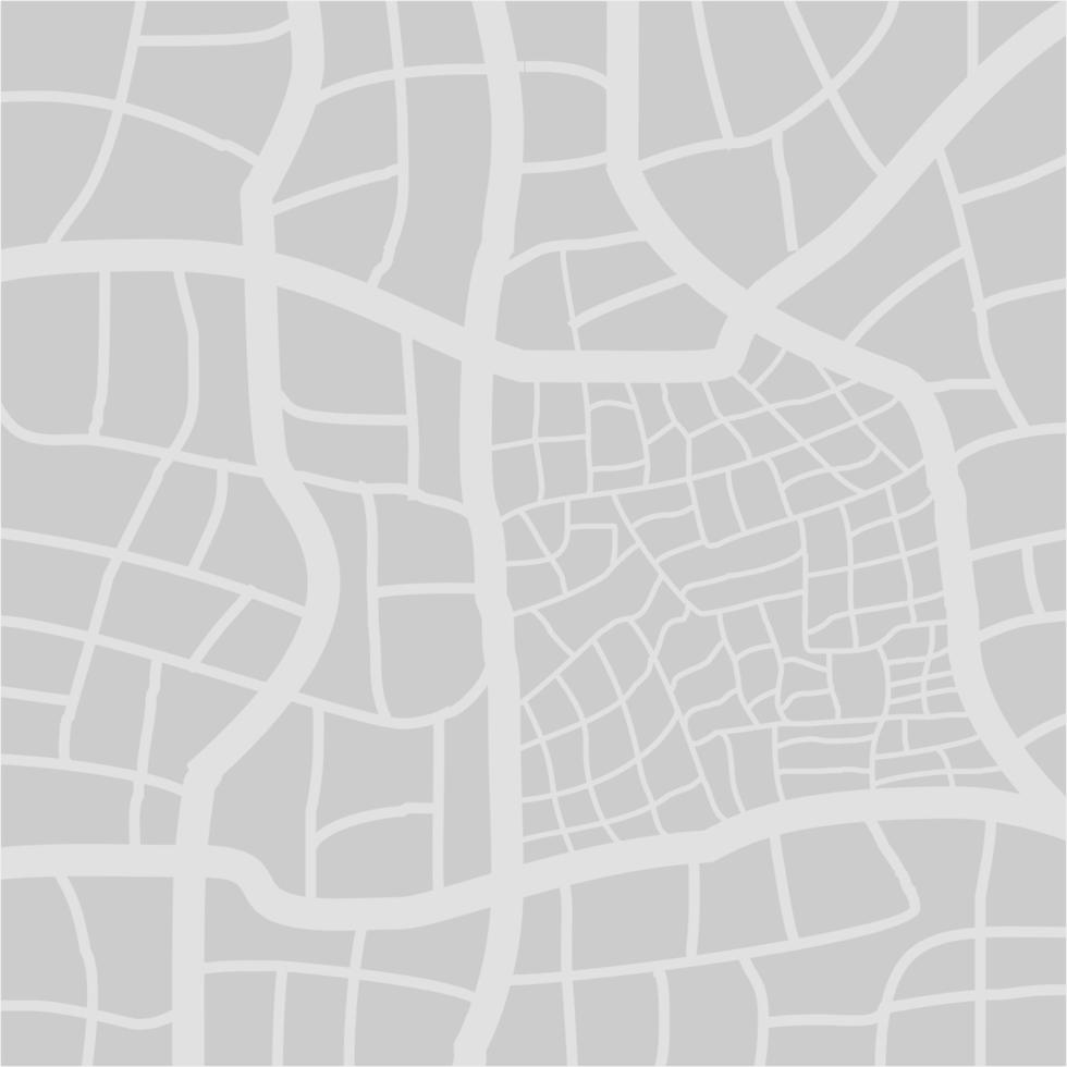 City street map background vector icon