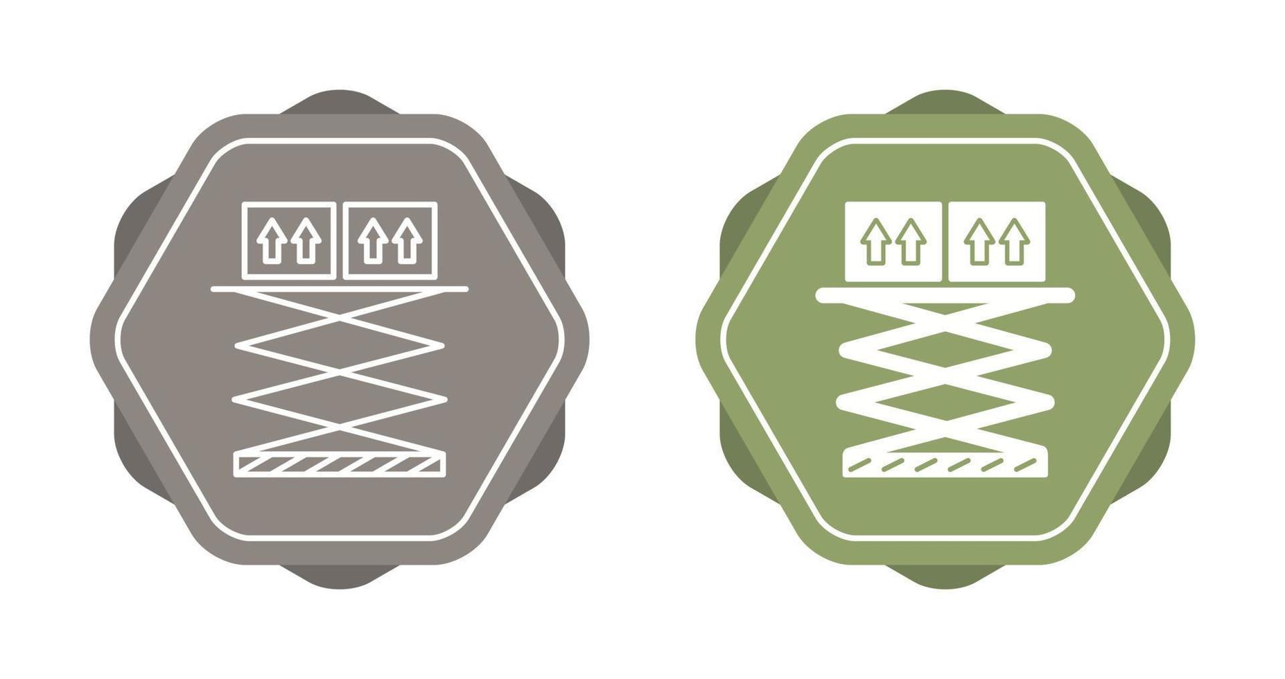 Lift Box Vector Icon