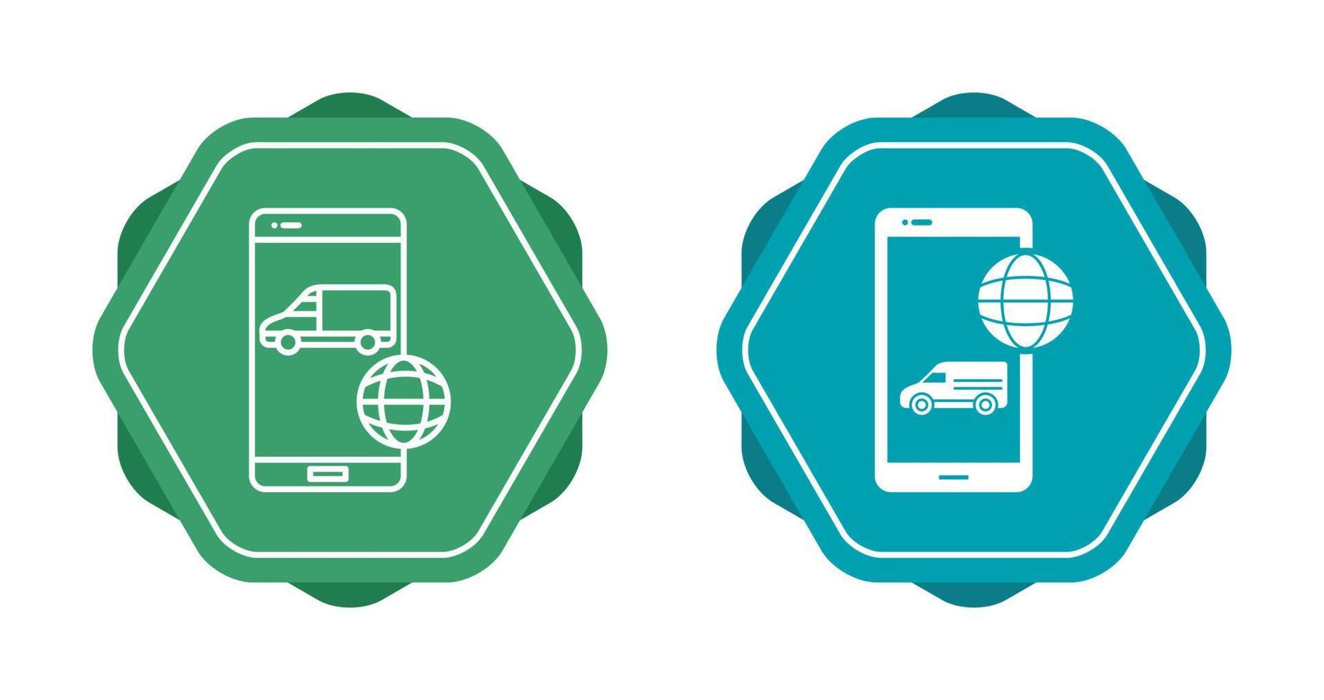 Online Logistics Vector Icon