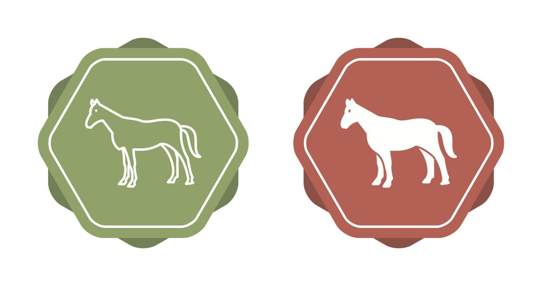 icono de vector de caballo