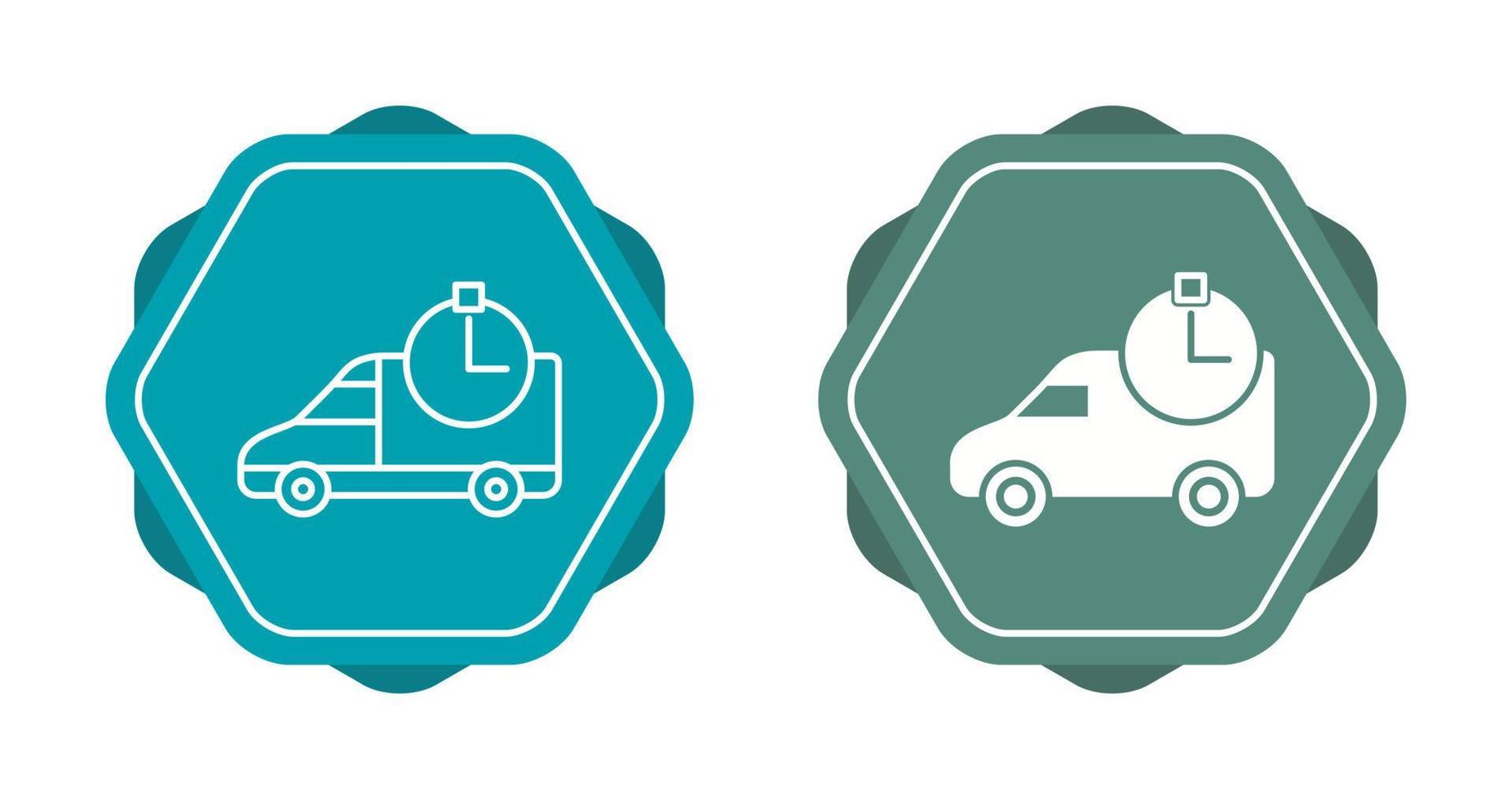 Time Based Delivery Vector Icon