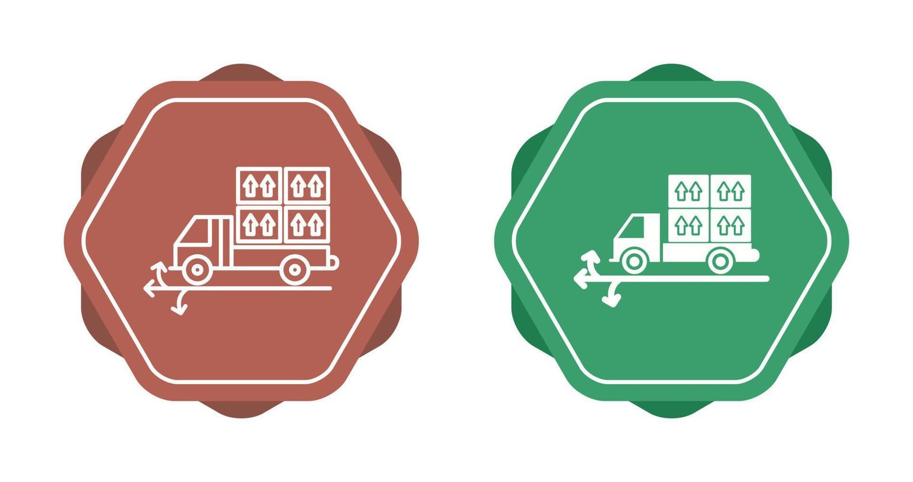 icono de vector de múltiples puntos de entrega