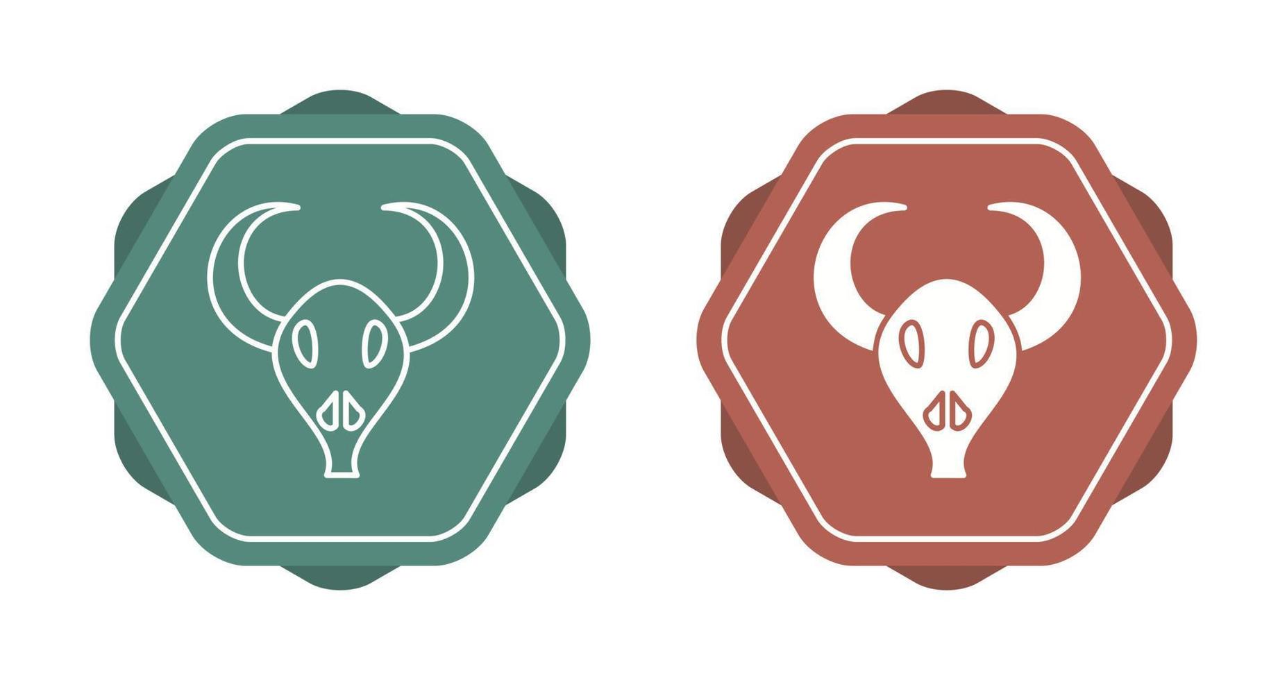 Bull Horns Vector Icon