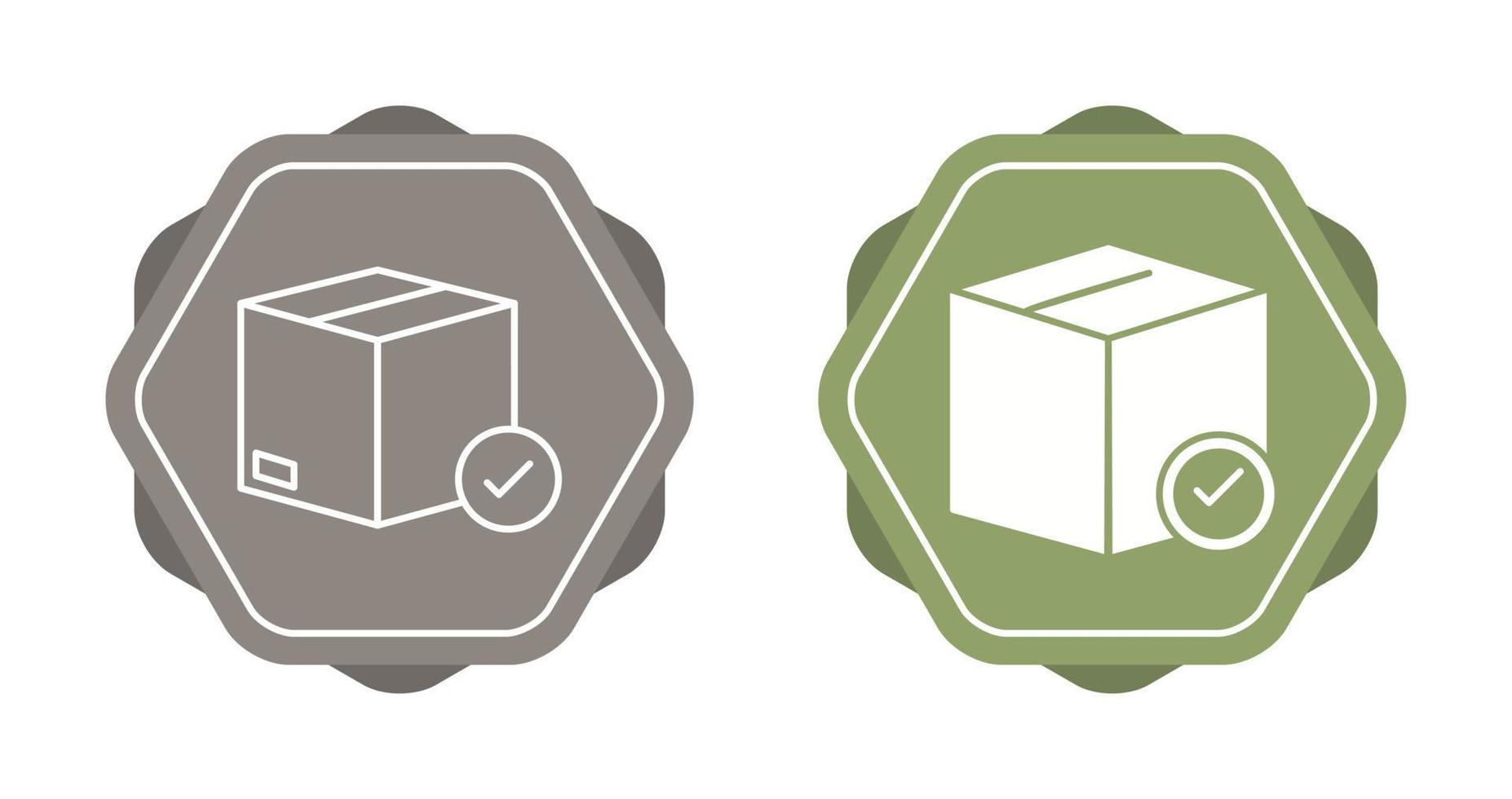 Valid Delivery of Packag Vector Icon