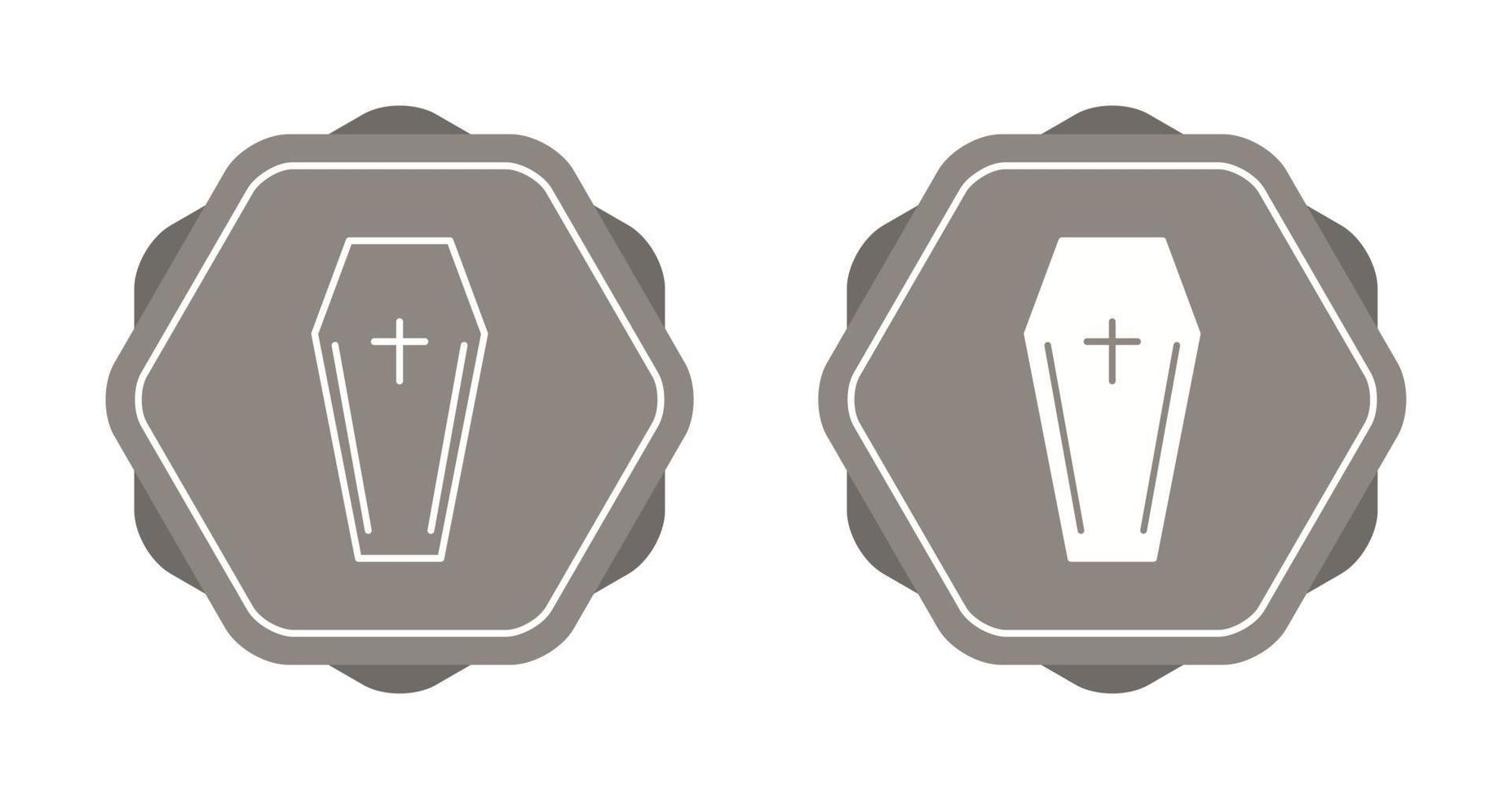 Coffin Vector Icon