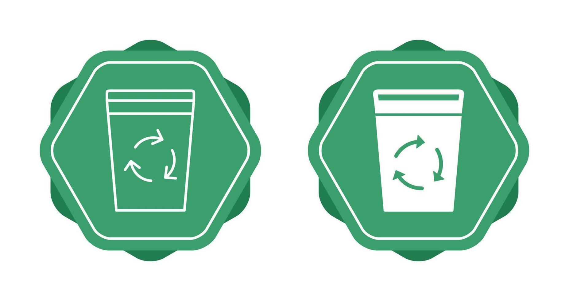 Recycle Bin Vector Icon