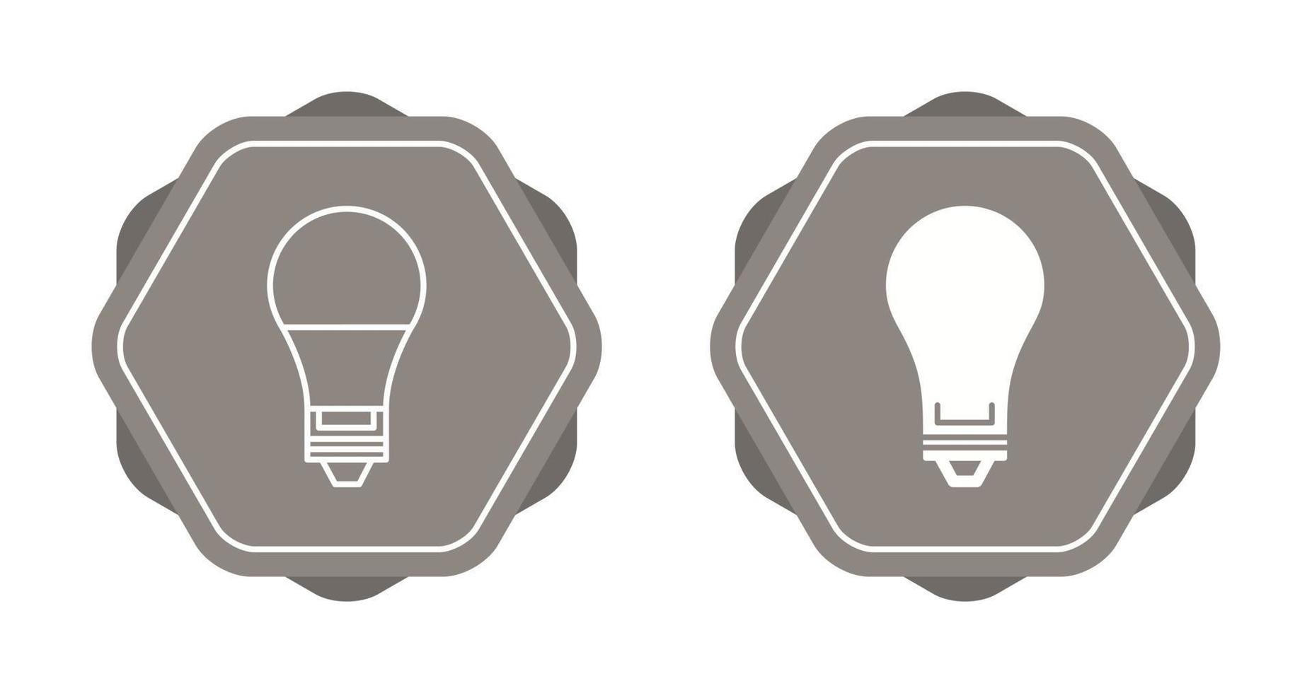 Electric Bulb Vector Icon
