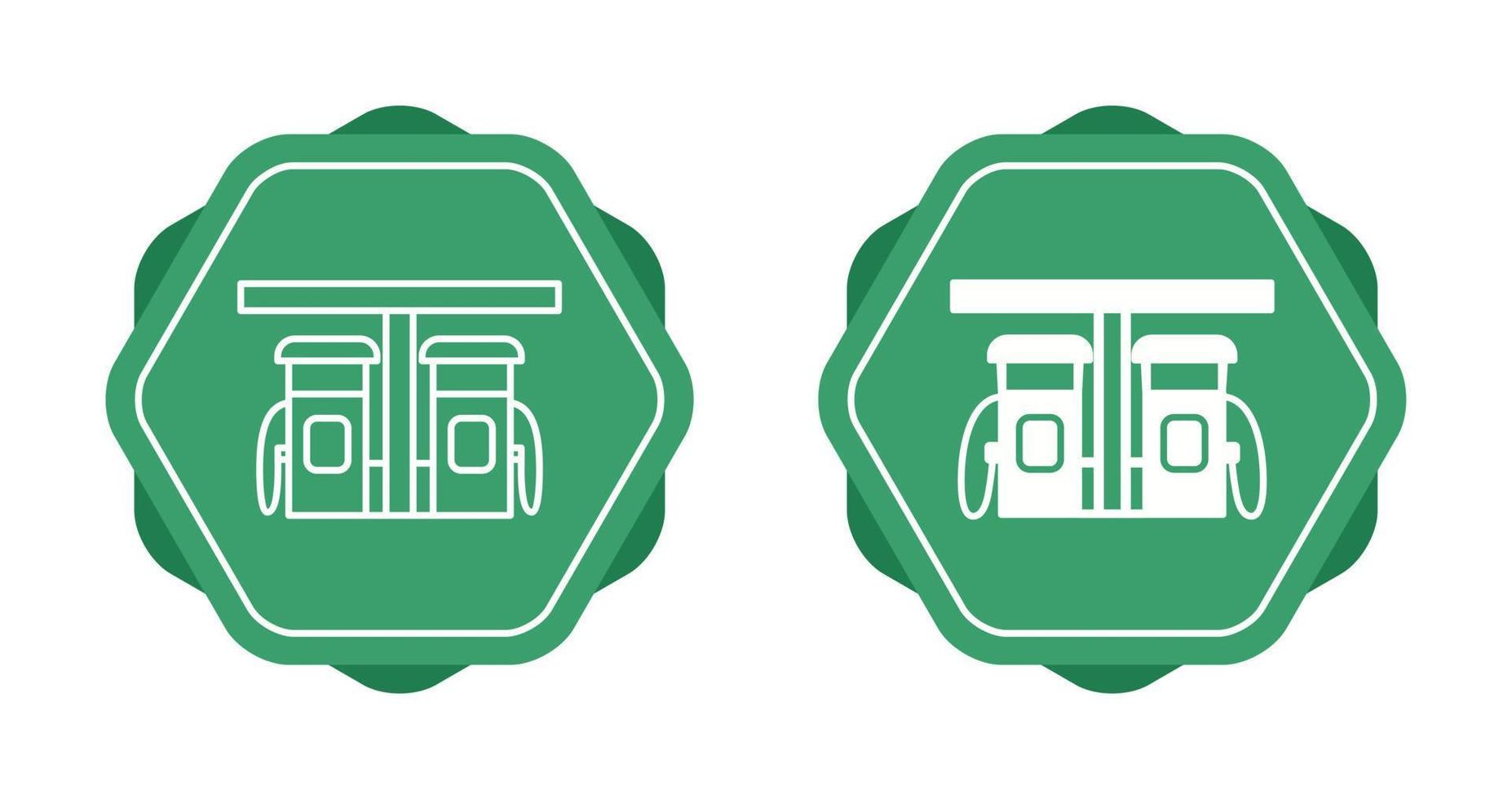 Petrol Station Vector Icon
