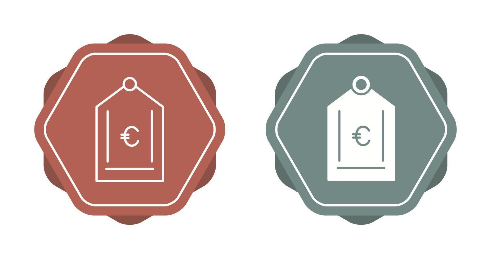 Pound Tag Vector Icon