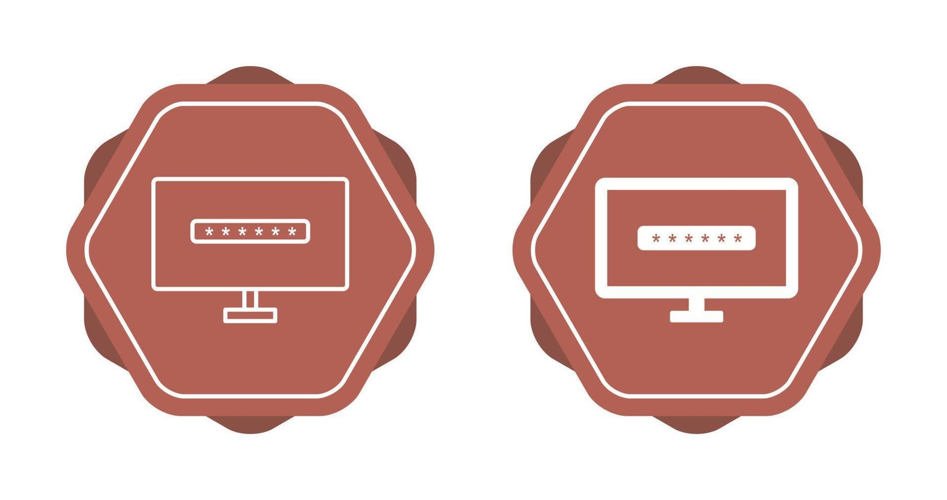 System Password Vector Icon