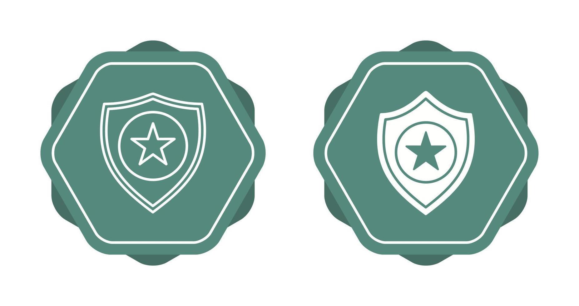 Police Badge Vector Icon