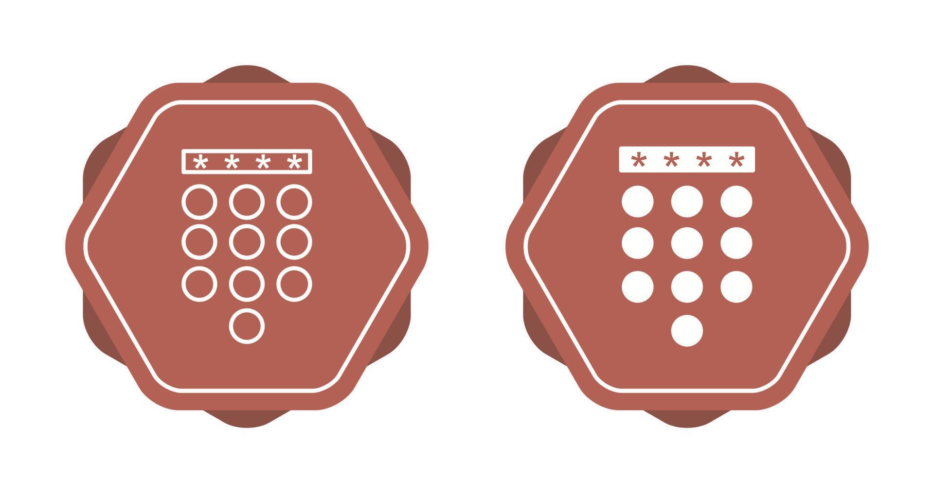 Passcode Lock Vector Icon 22371648 Vector Art at Vecteezy