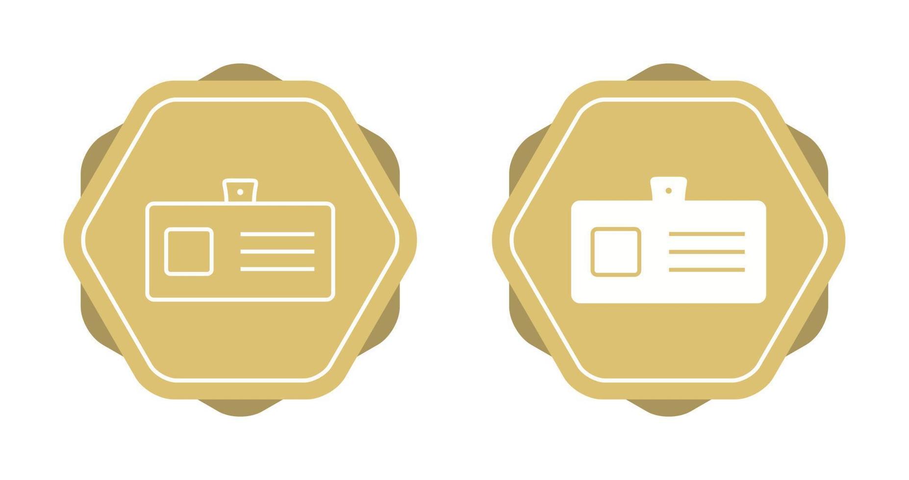 Identity Card Vector Icon