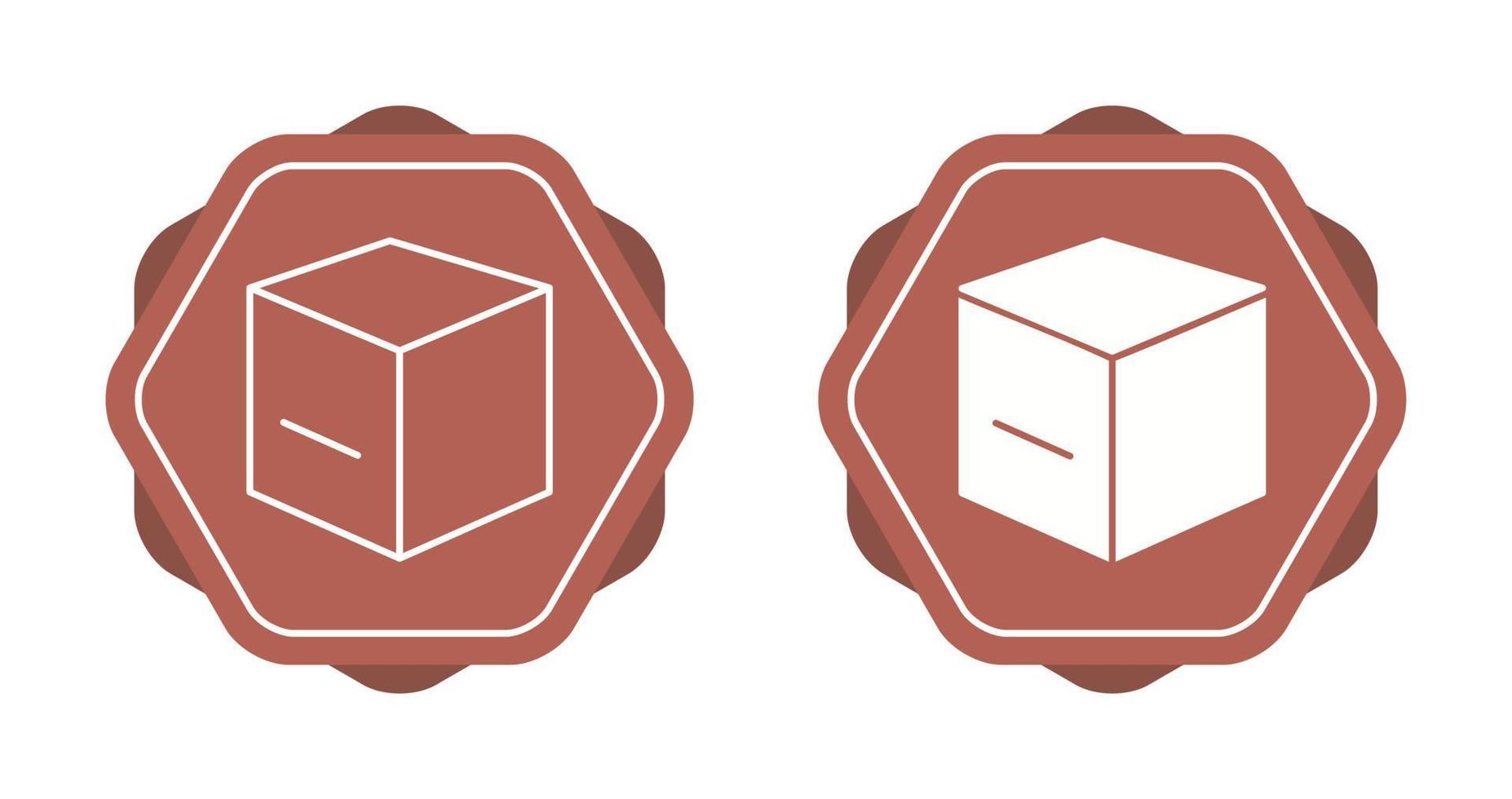 Cube Vector Icon