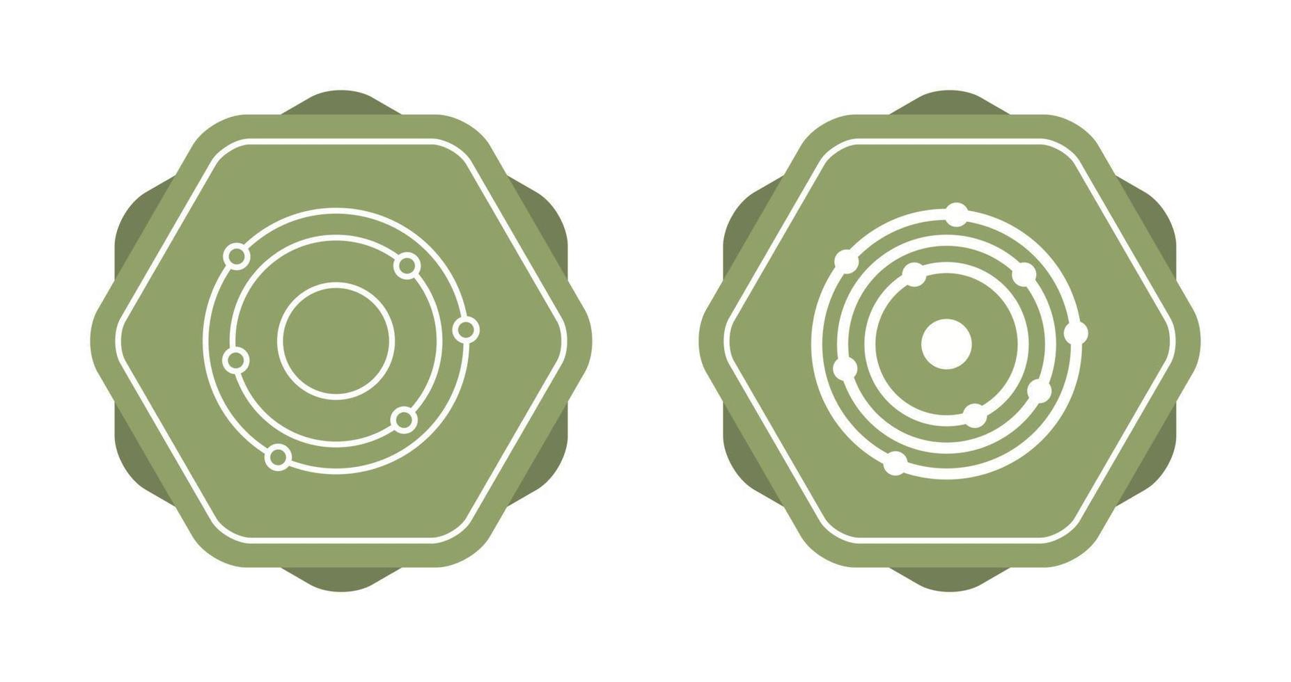 Atomic Structure Vector Icon