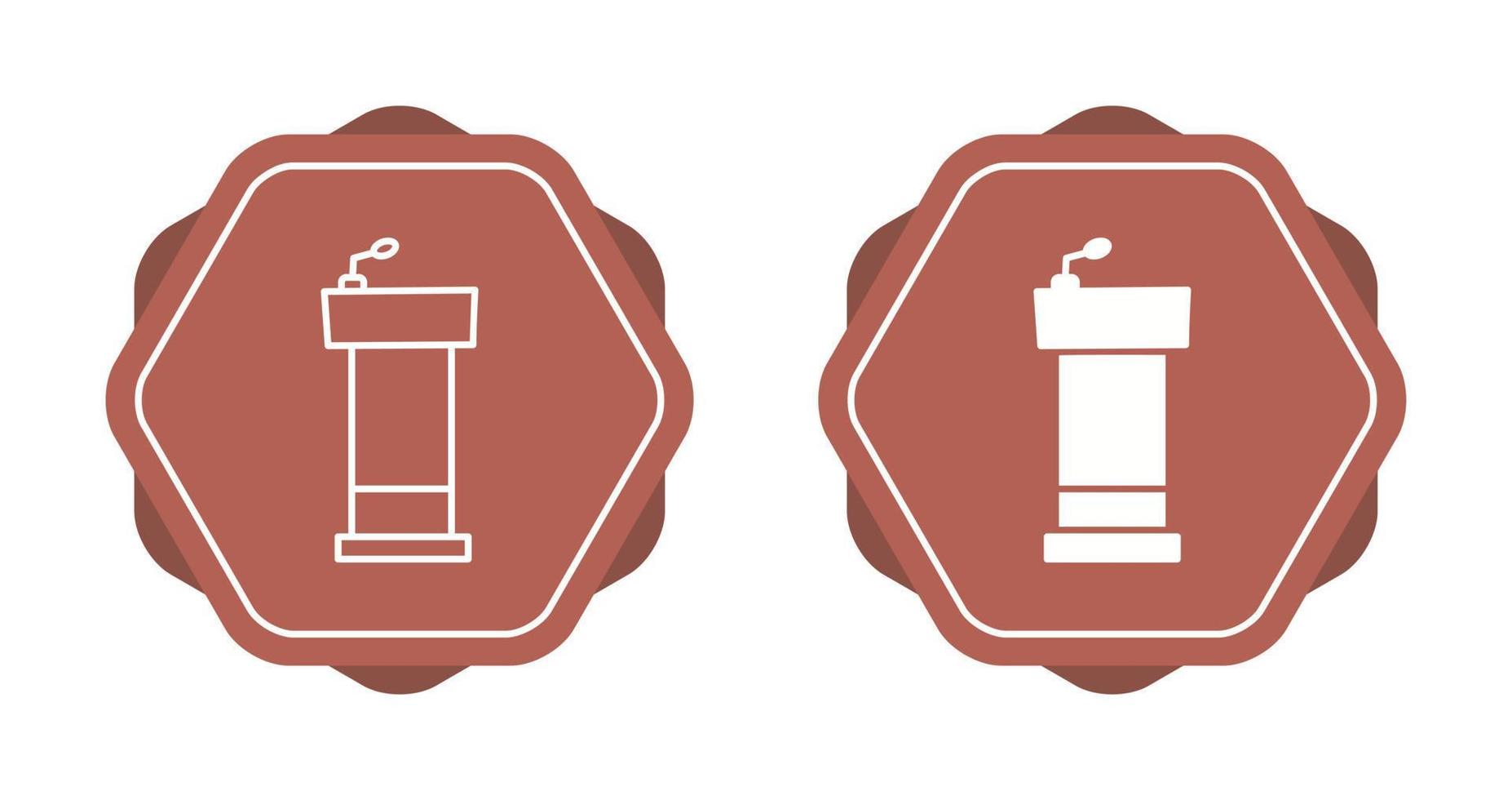 Podium Vector Icon