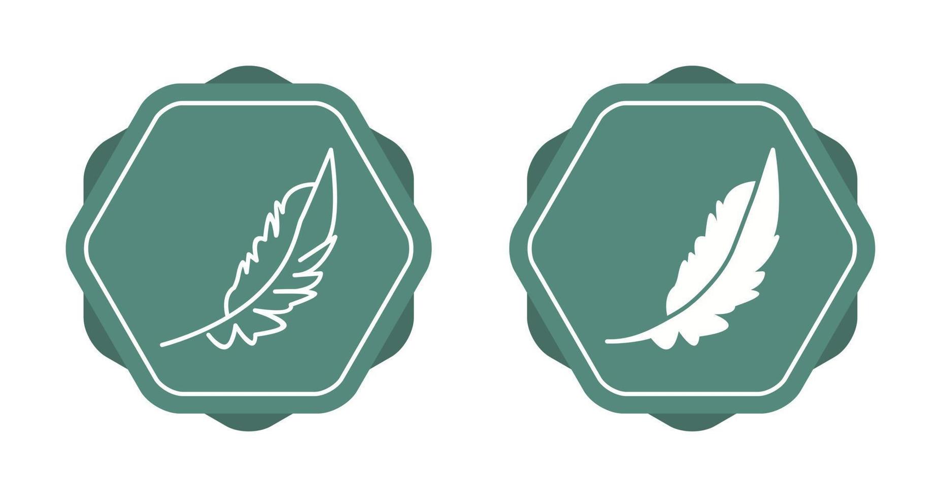 Feather Vector Icon