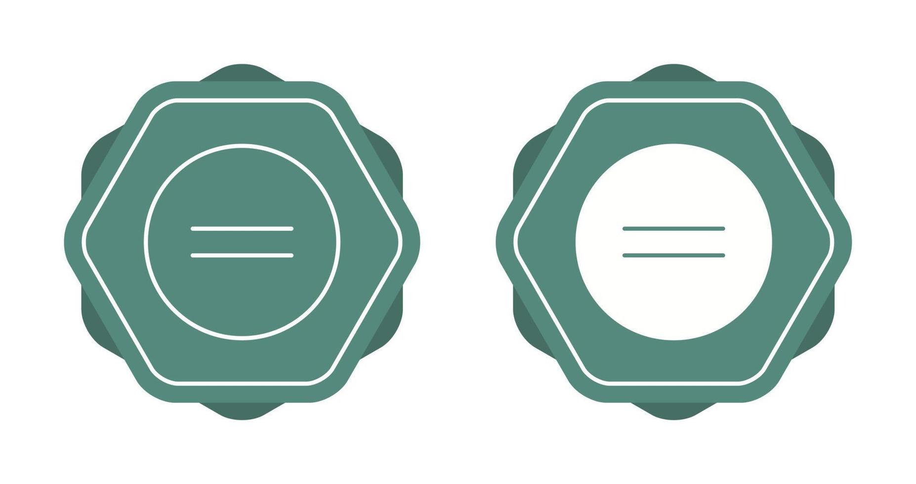 Equal To Vector Icon