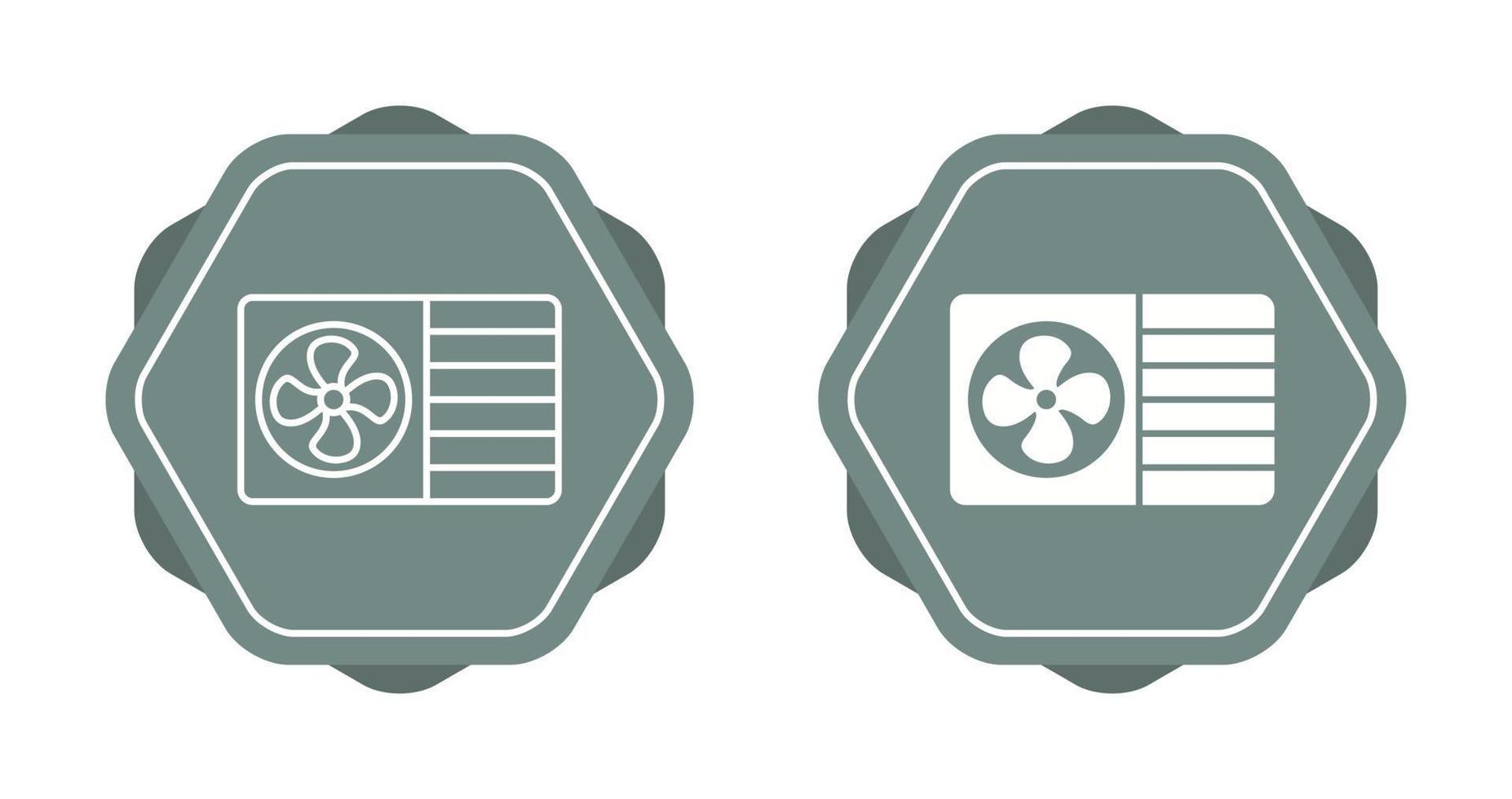 AC Window Unit Vector Icon