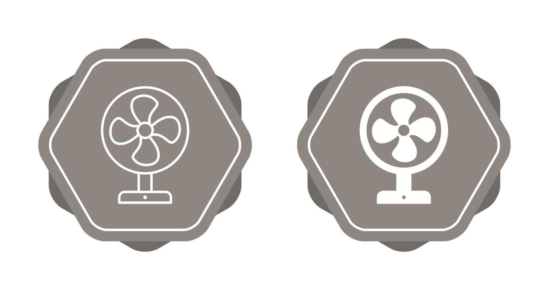 Electric Fan Vector Icon