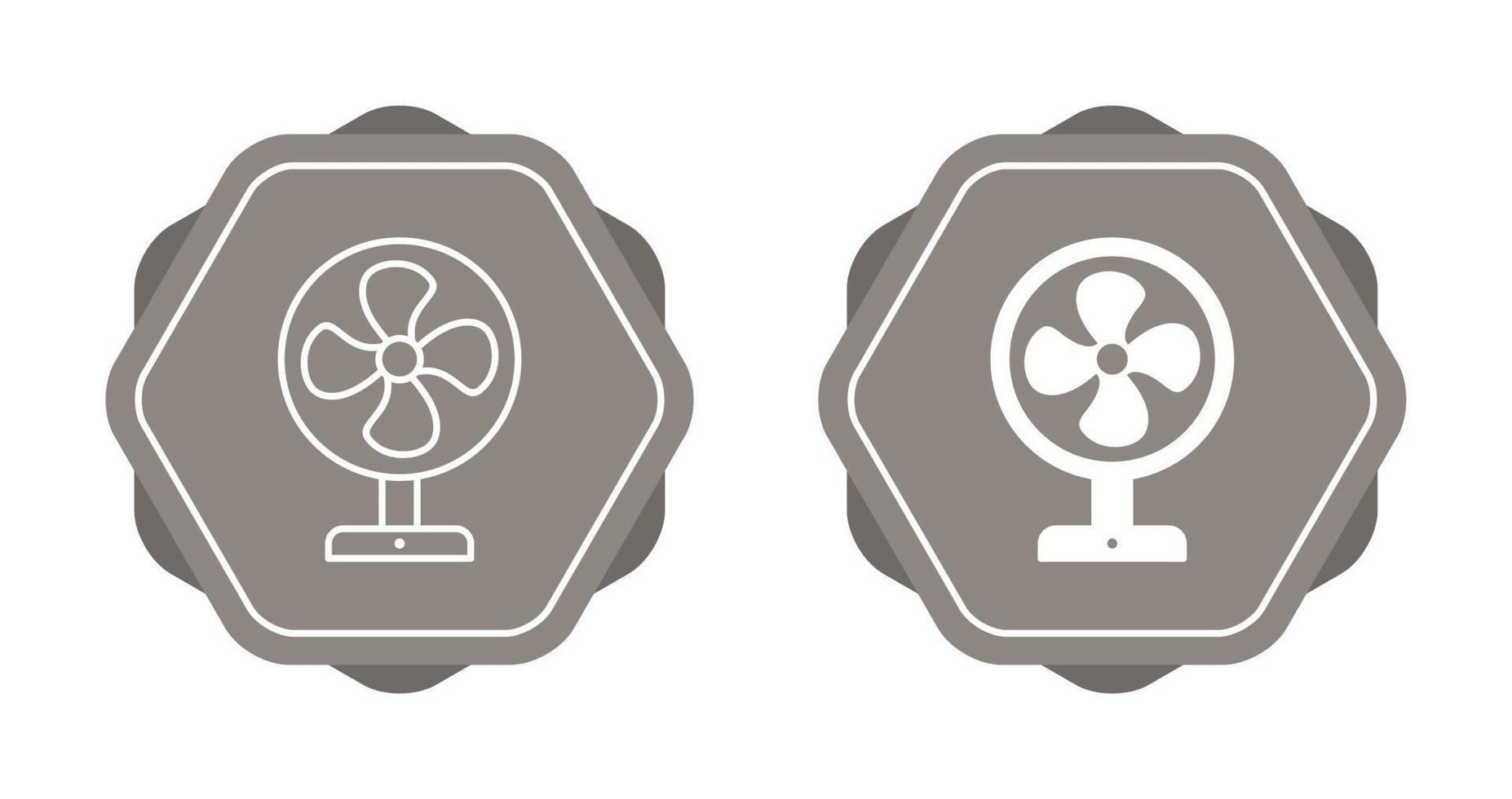 icono de vector de ventilador eléctrico